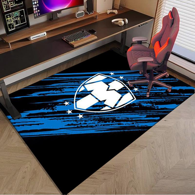Monter-rey Football Crest Art Printed Area Rug for Office, Chair Rug, Decorative Carpet Floor Mat, Large Size Fan gifts Christmas gifts