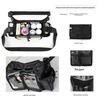Professional Makeup Waist Pack Portable Large Capacity Multi-Compartment Organizer for Film Set & On Location