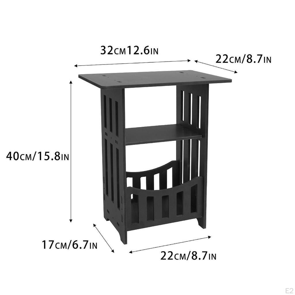 Side Table Storage Shelf Creative Furniture Home Decoration NightStand Coffee Desk for Apartment