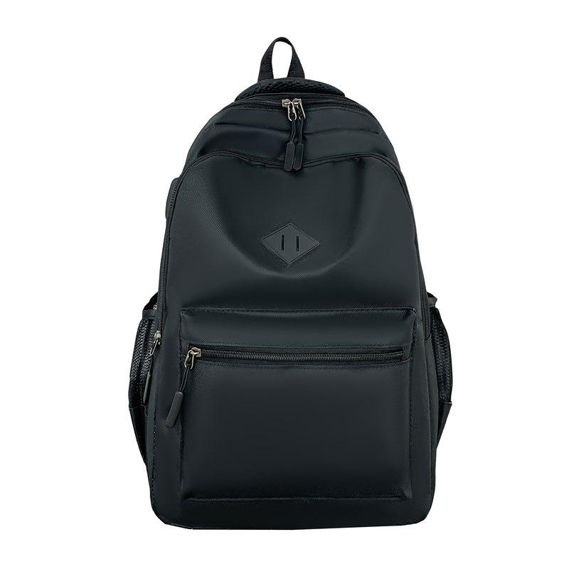 Fashion backpack, new simple and large-capacity burden reduction, middle school student schoolbag, business USB backpack