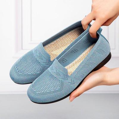 Fashion and Lightweight Women's Casual Shoes Mesh Breathable Non-slip Women's Daily Walking Shoes