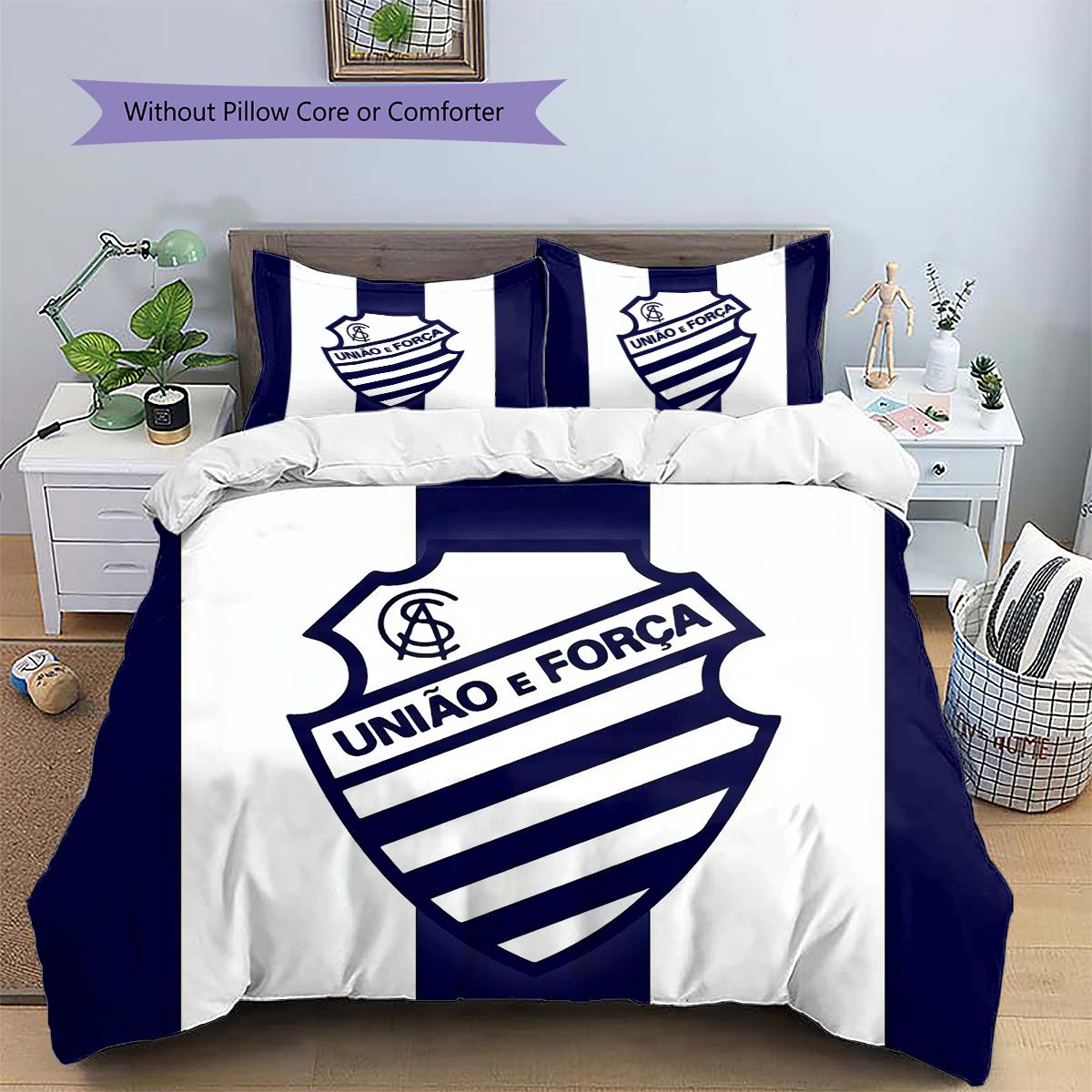 

Alagoano Sport Team LogoPattern Bedding,Quilt Set Quilt Cover Pillowcase Home Birthday Gift (1 * duvet cover + 2 * pillowcase, without core) 135x200cm