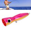 Big Popper Lure Attractive Color Reflective Design Basswood 18cm 120g Wooden Bait for Bass Tuna GT Trout