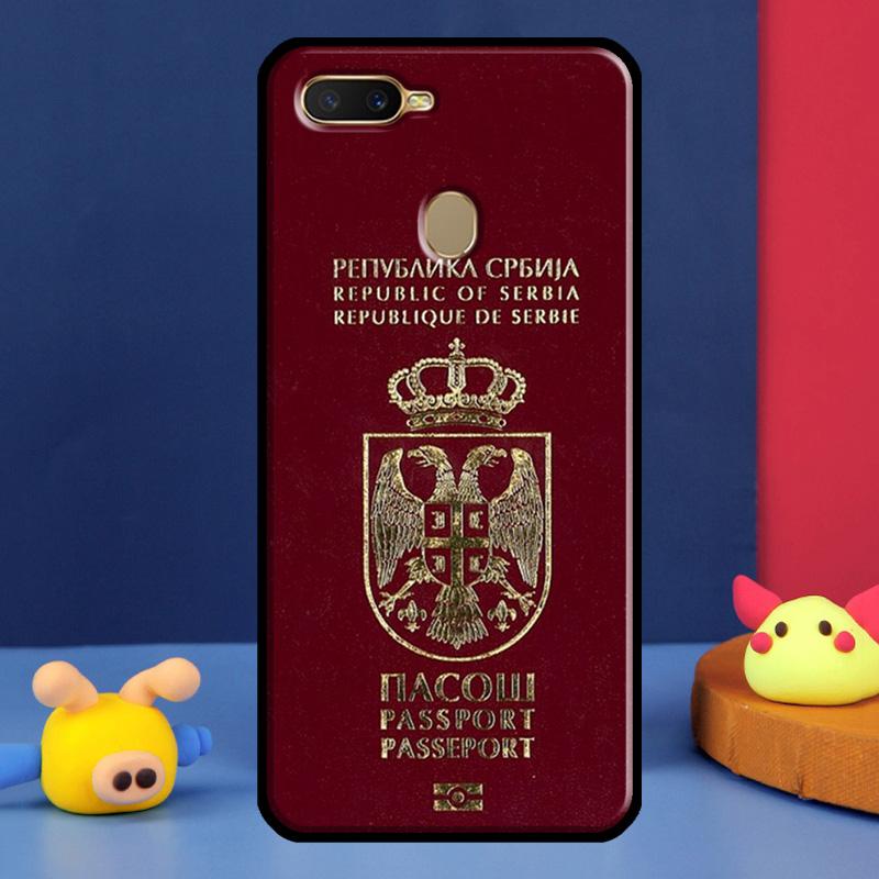 Flagge von Serbien Serbischer Case Für Oppo A16 A76 A96 A58 A78 A98 A5 A9 A91 A15 A17 A77 A52 A72 A74 A94 A54S A57S Hülle