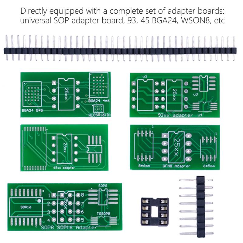 Ch341A Programmierer V1.7 1,8 V Level Shift W25Q64Fw W25Q128Fw Gd25Lq64 Programmierer Modul W/Adapter Board