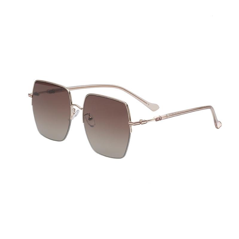 Frameless Large Frame Nylon Sunglasses Women'S 90 Wind Sunglasses Women'S Trendy Glasses