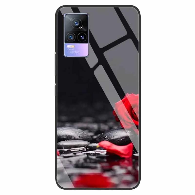 For VivoV21 5G Tempered Glass Case for Vivo V21 5G Soft Bumper Hard Funda For Vivo X60 Pro Global Phone Case X60 5G 2021 Cover
