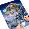 Diamond Painting Animal Diamond Embroidery Wolf Picture Of Rhinestones Winter Beaded DIY New Arrival Handicraft