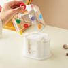 Dustproof Cotton Ball Holder Large Capacity Cotton Swabs Storage Box  Office Supplies