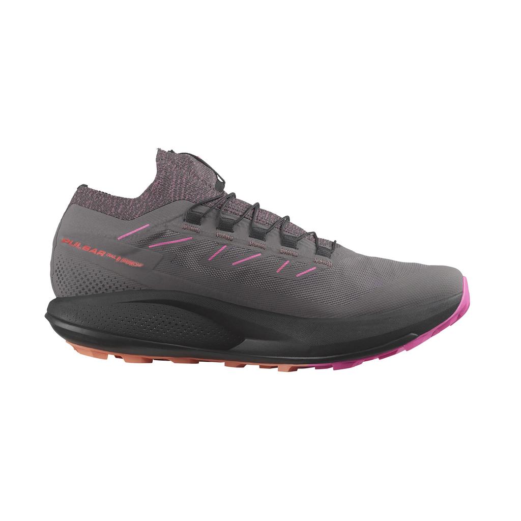 Salomon Pulsar Trail Pro 2 Comfortable Versatile Non-Slip Low-Top Running Shoes Women Running Shoes Black 473853