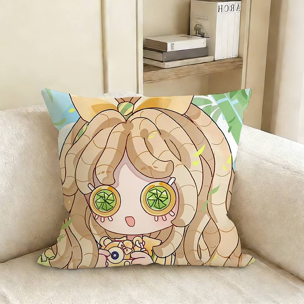 Game Anime IIdentity V Various Sizes Square Pillow Case For Car Home Bedchamber Decor