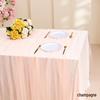 3D Pearl Beaded Mesh Wedding Dress Table Runner