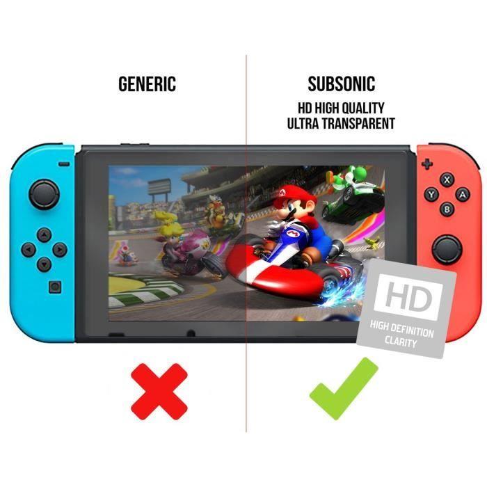 2 Tempered Glass Screen Protectors for SWITCH - SUBSONIC