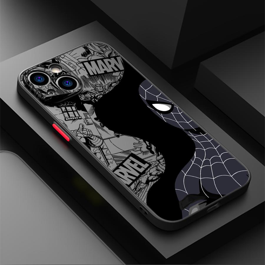 Marvels Spider-Man Venom Rückseite Handyhülle für iPhone 17 Pro Max 17e Air 7 8 SE 14 XS XR 13 Mini 12 16 Plus 11 15