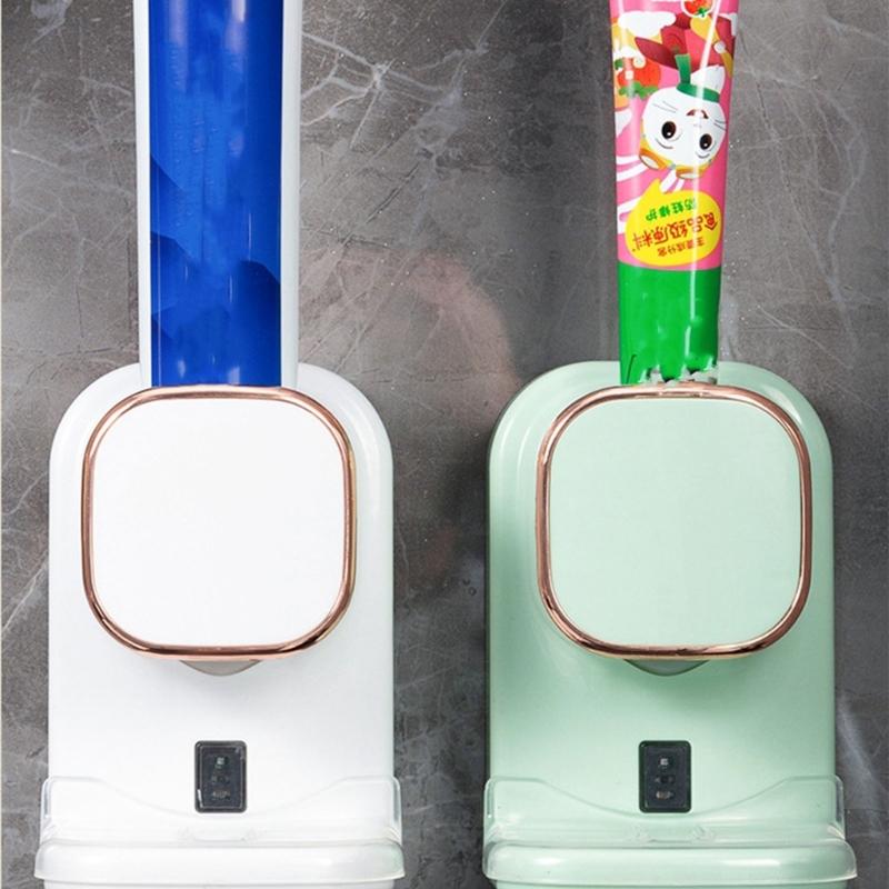 Convenient Toothpaste Squeezer Automatic Dispenser for Bathroom 3 Adjustable Modes Easy To Install