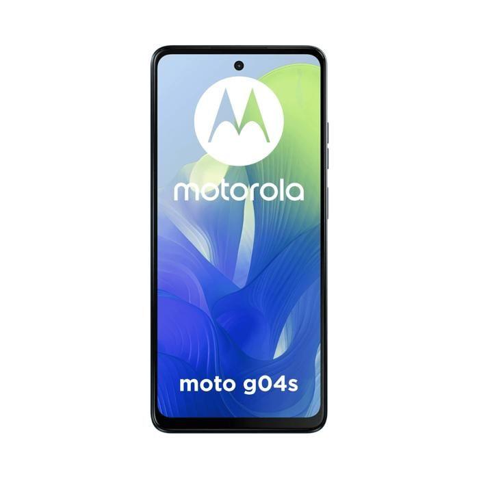 Smartphone Motorola Moto G04s - Bleu Satiné - Double Caméra - Android 10 - 64 Go