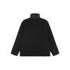 New Balance Velvet Jackets Men's Black Stand Collar Moderate (Unisex) Velvet Jackets AMJ23358 BK