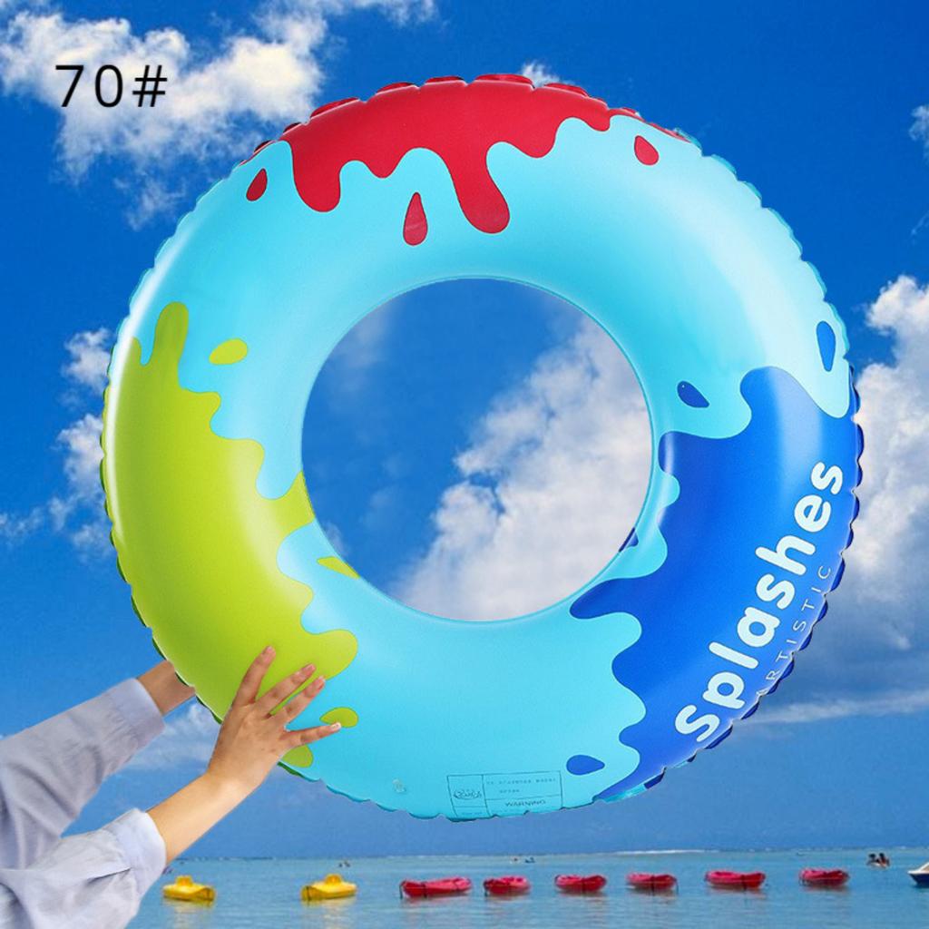 Cute Thickened Water Inflatable Float, Round Underarm Swimming Ring, Summer Beach Pool Supplies