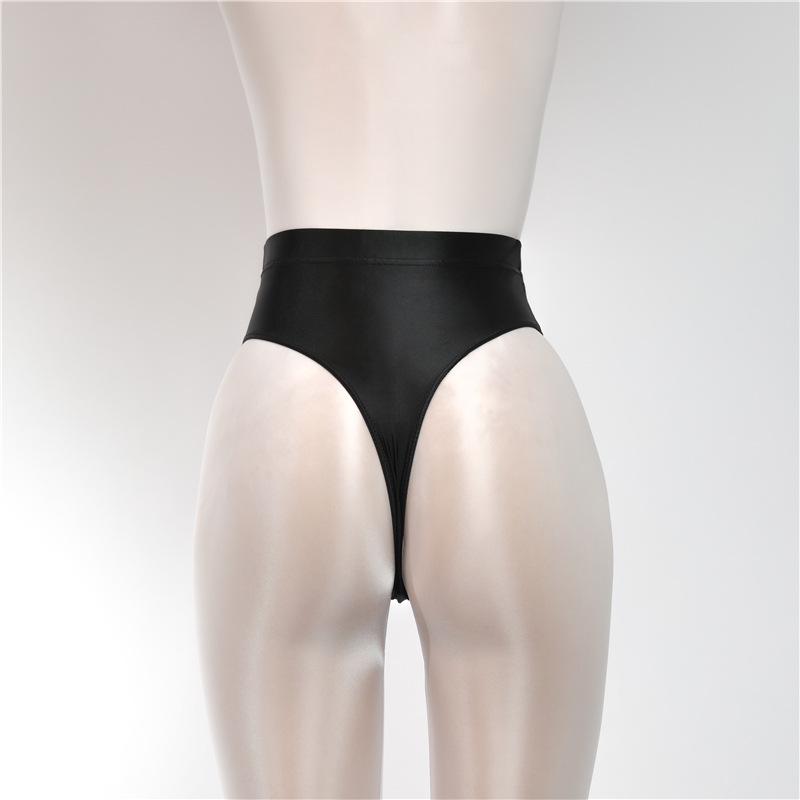 High Waist Sheer Thong: Sexy European and American Women's T-back 7055