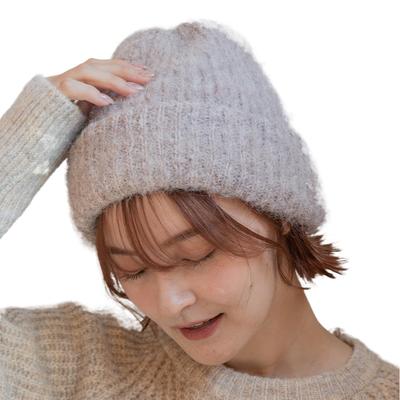 Gorro de malha ICHIYON Gorro de malha Mohair Gorro de malha Mohair sortido Gorro de malha Relógio Gorro de malha Outono Inverno Proteção contra o frio [14+ PLUS] Feminino /