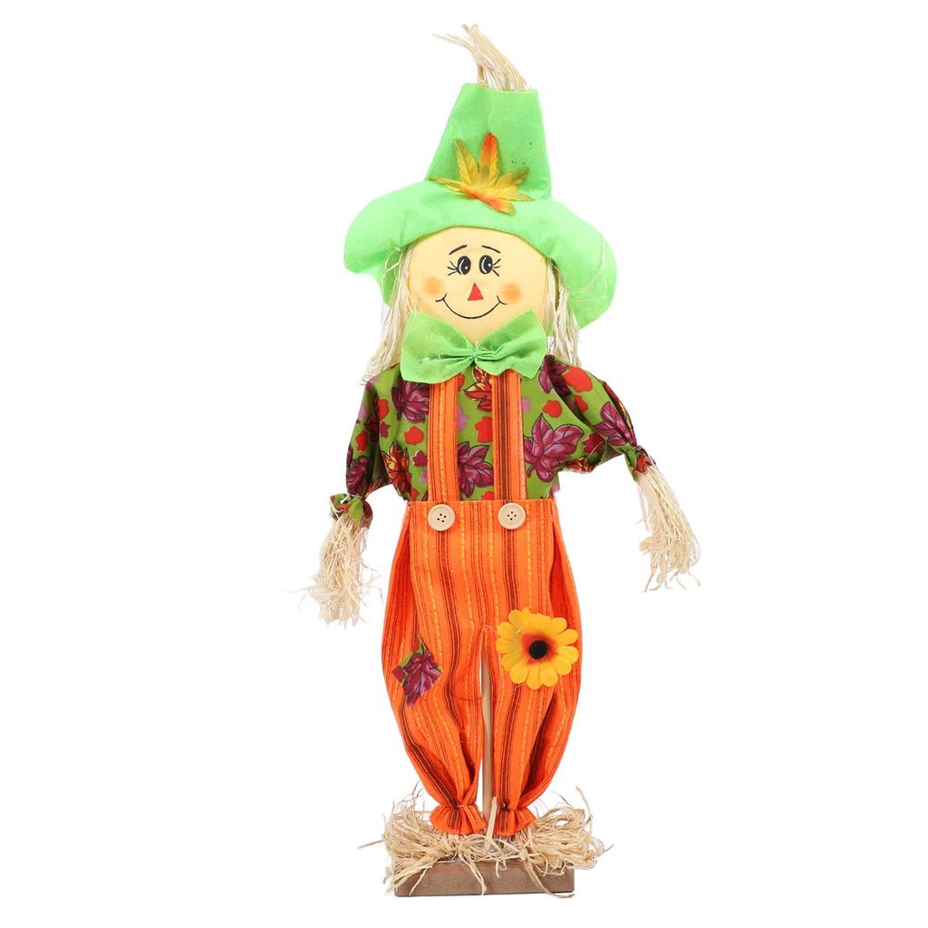 Scarecrow Figure Fall Scarecrow Decoration Thanksgiving Scarecrow for Garden Protection 60cm Height