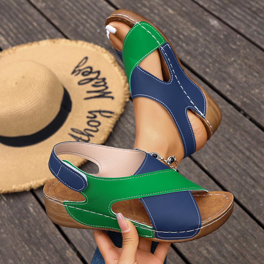 Women Sandals Summer Lightweight Wedges Shoes Woman 2025 New Soft Heels Peep Toe Sandals Women Platform Beach Sandals