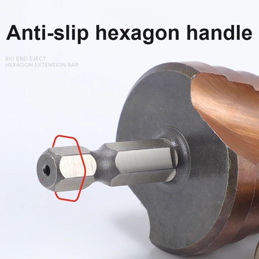 Multiple Hole Drill Perforator M35 5% Cobalt Stepped Drill Bits Stainless Steel Metal