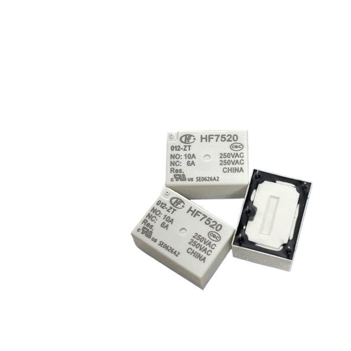 Brand New HF7520-012-ZT Power Relay, 5-Pin 6A Load, Changeover, Solder Paste Type