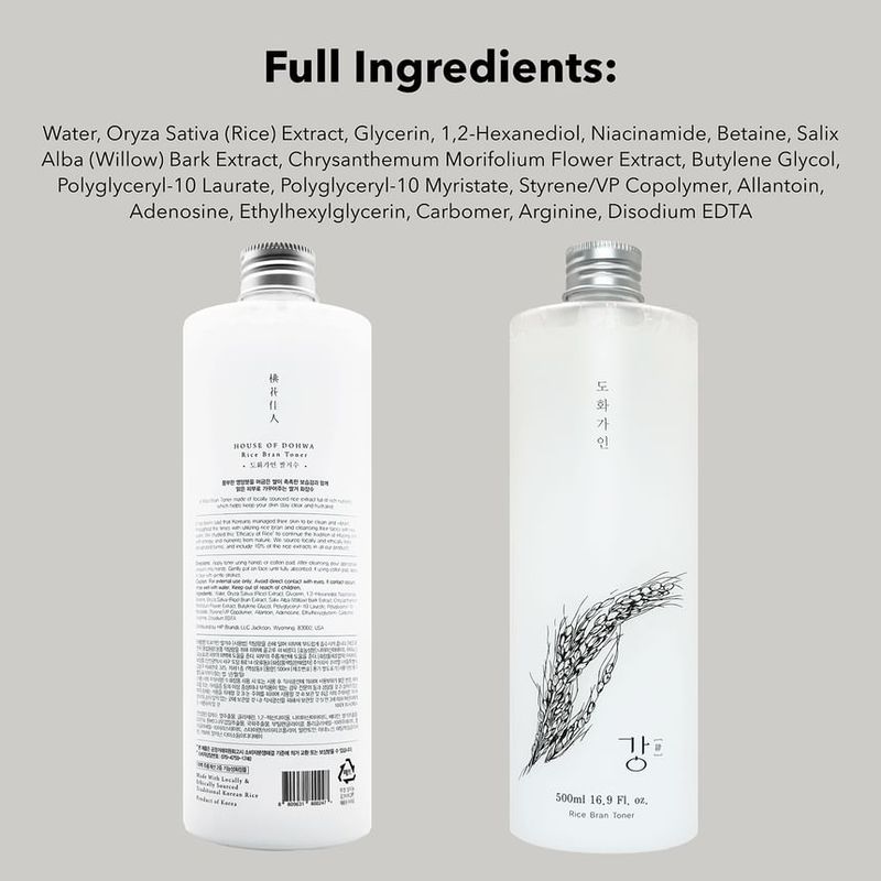 House of Dohwa - Rice Bran Toner