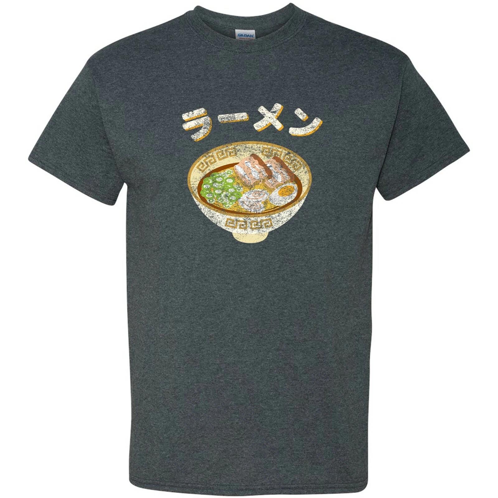 Japanese Ramen - Vintage Distressed Japan Noodle Bowl Foodie Graphic T Shirt M