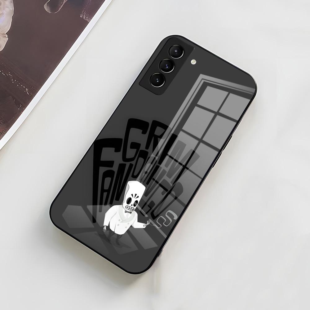 G-Grim F-Fandango Game Phone Case For Samsung A56 A36 A26 A16 A15 A25 A35 A55 A14 A34 A24 A54 Glass Case