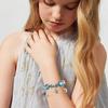 56 Pcs DIY Charm Bracelet Necklaces Jewelry Making Kit with Love Heart Box for Girls Women Valentines Birthday