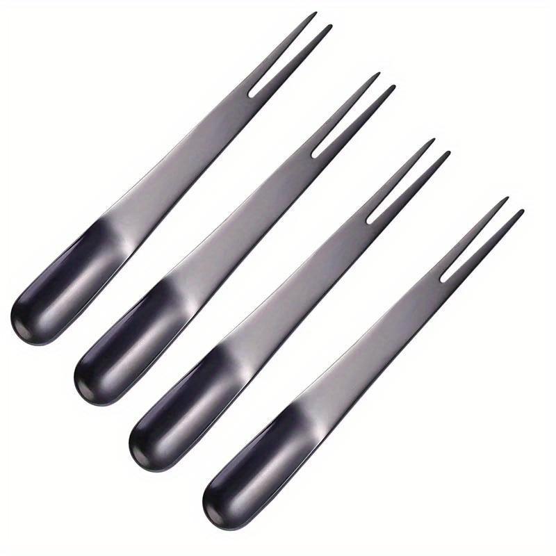 4 Pcs/Lot Dessert Fork Spoon Stainless Steel Cake Dessert Forks for Cake Salad Kitchen Bento Food Accessories