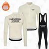 PNS Winter Cycling Fleece Set: Long Sleeve Jersey and Bib Pants for Road & Mountain Biking