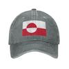 Personalized Cotton Flag Of Greenland Baseball Cap Sun Protection Unisex WoUnisexs Adjustable Dad Hat Autumn
