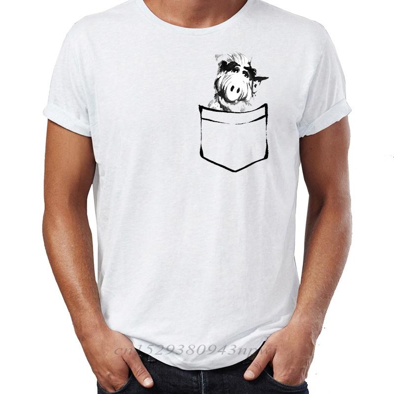 Hip Hop Men Tshirts Alf Life Form Melmac Awesome Artwork Drawing Printed Street Guys Tees Swag 100 Cotton Camiseta