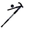 Aluminum Alloy 4-Section T-Handle Trekking Pole – Portable Outdoor Walking Stick Cane for Hiking and Climbing.