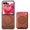 2 In 1 Detachable Cards Solt Wallet Magnetic Bag Case For Motorola Razr 50 Ultra 40 Cowboy For Magsafe Wireless Charging Cover