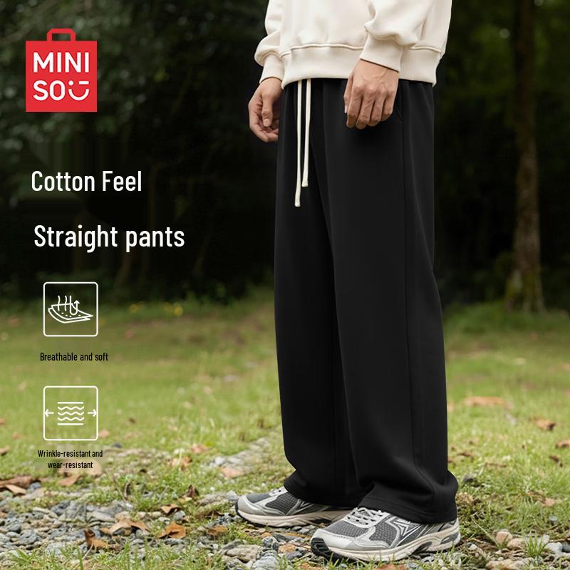 MINISO Men s Casual Straight-Leg Sweatpants XL