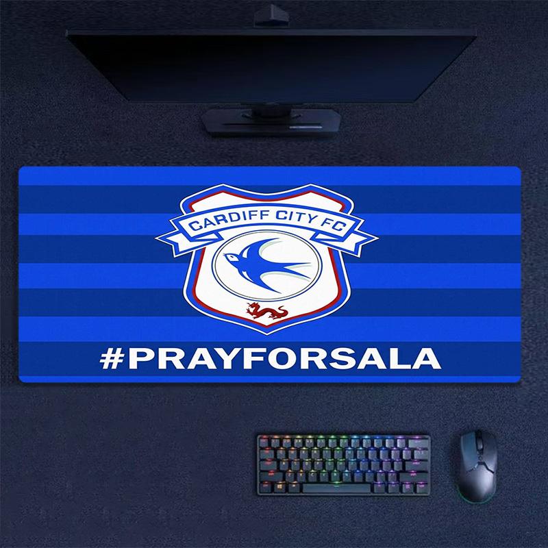 Cardiff City FC Color Mouse Pad Large Gaming Table Cushion Non-slip Laptop Tablet Big Mousepad XXL Mat Mini PC Playmat With Lock edge