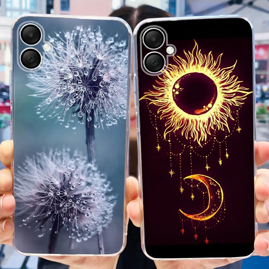 For Samsung Galaxy A06 Case SM-A065F New Luxury Painted Cover 6.7'' Soft Silicone Phone Case For Samsung A06 A 06 GalaxyA06 Bags
