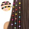 60pcs Hair Braids Beads Headwear Cute Candy Colors Plastic Hairpins Summer Hair Claw Clips For Women Girls Hair Ring for Braids