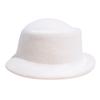 2025 Women's Winter British Retro Wool Felt Top Hat with Elegant Upturned Brim