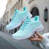 2025 Women's Sports Shoes Summer Knit Breathable Lightweight Sneakers For Women Casual Lace-up Women Running Shoes