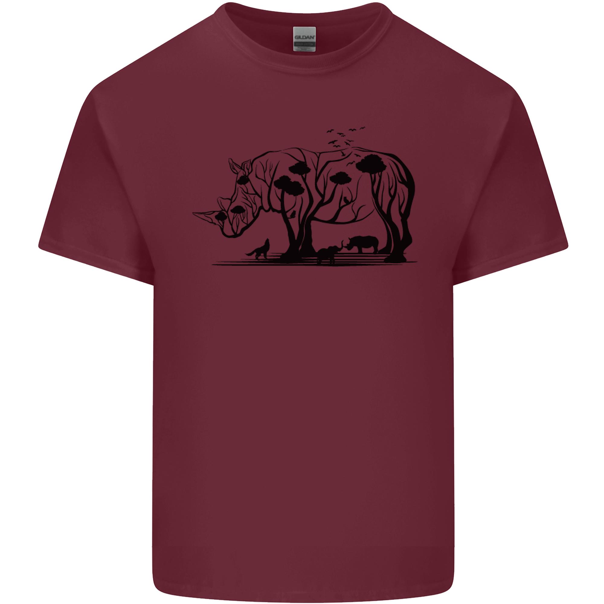 Rhino Ecology Rhinoceroses Unisexs Light Cotton TShirt S