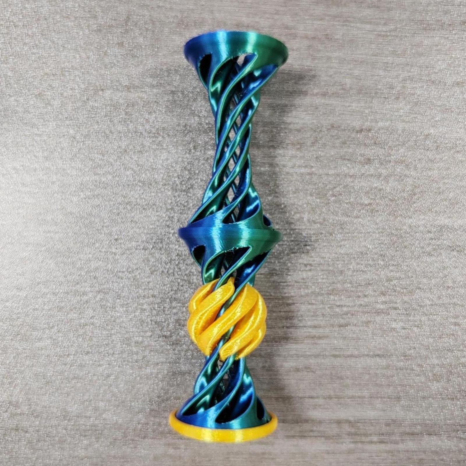 

3D Print Spiral Stress Relief Toy Elastic Popping Design For Office Adult and School Student Fun Entertaining Gift різнокольоровий
