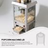 Transparent Acrylic Popcorn Machine Cover Lid Easy To Clean Heat Resistant Splash Proof Sturdy Clamp Structure