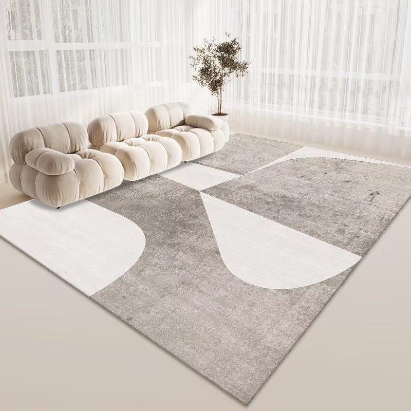 Geometrisch bedruckte Dekoration Heimteppich Wohnzimmer Moderner Stil 200x250 Große Bereichsteppiche für Schlafzimmer Weiche Rutschfeste Matte Kinder