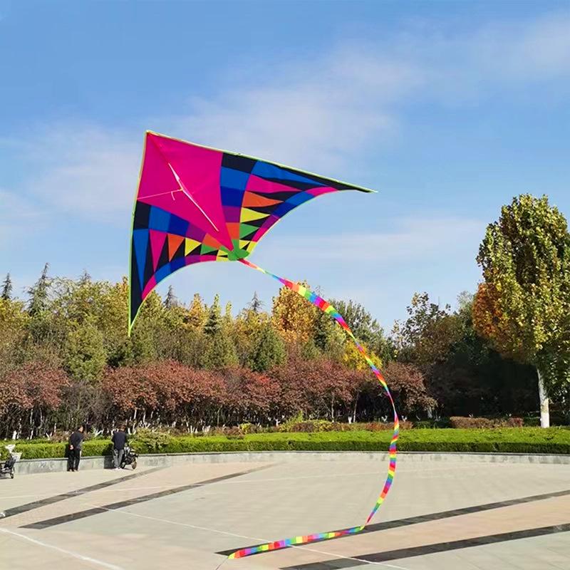 Fairy Style Large Triangle Kite for Adults and Children - Easy to Fly
