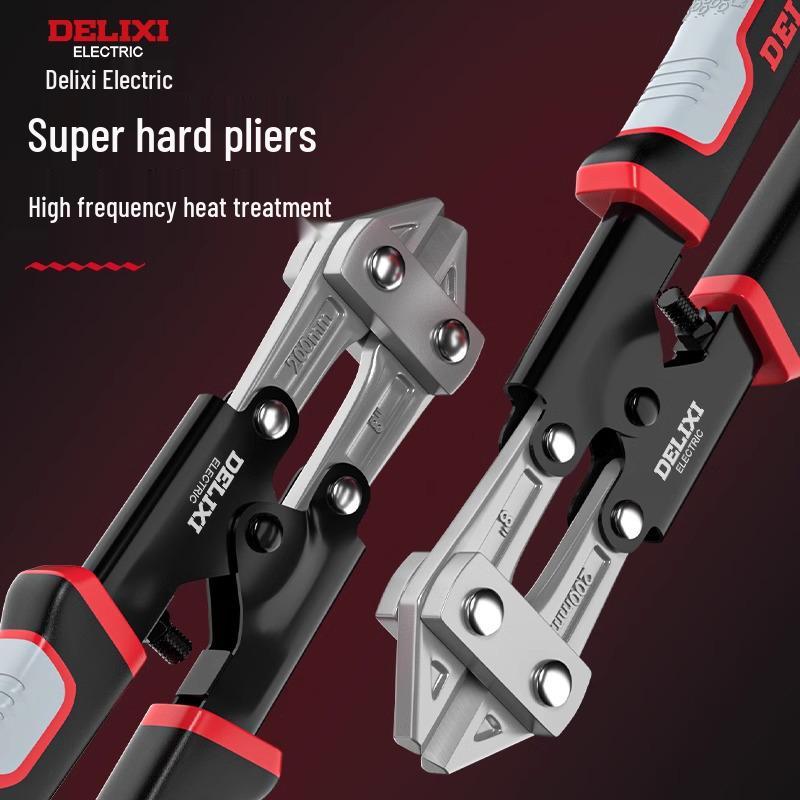 Delixi 8-inch Steel Rebar and Wire Cutting Pliers